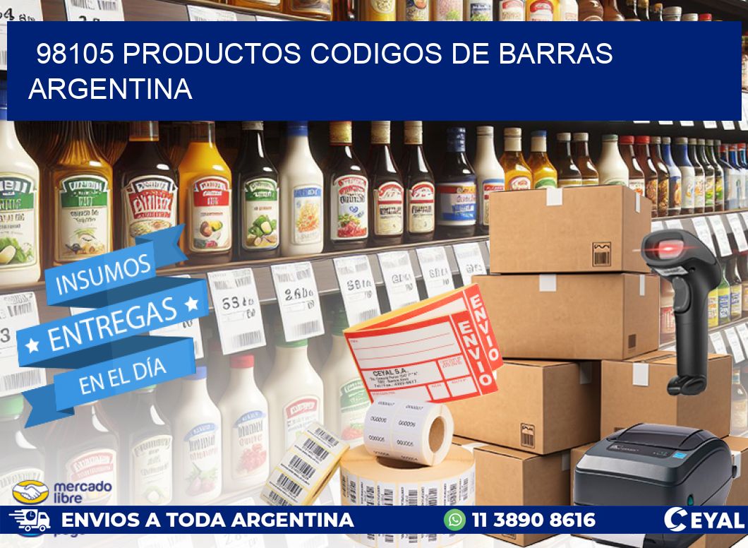 98105 productos codigos de barras argentina
