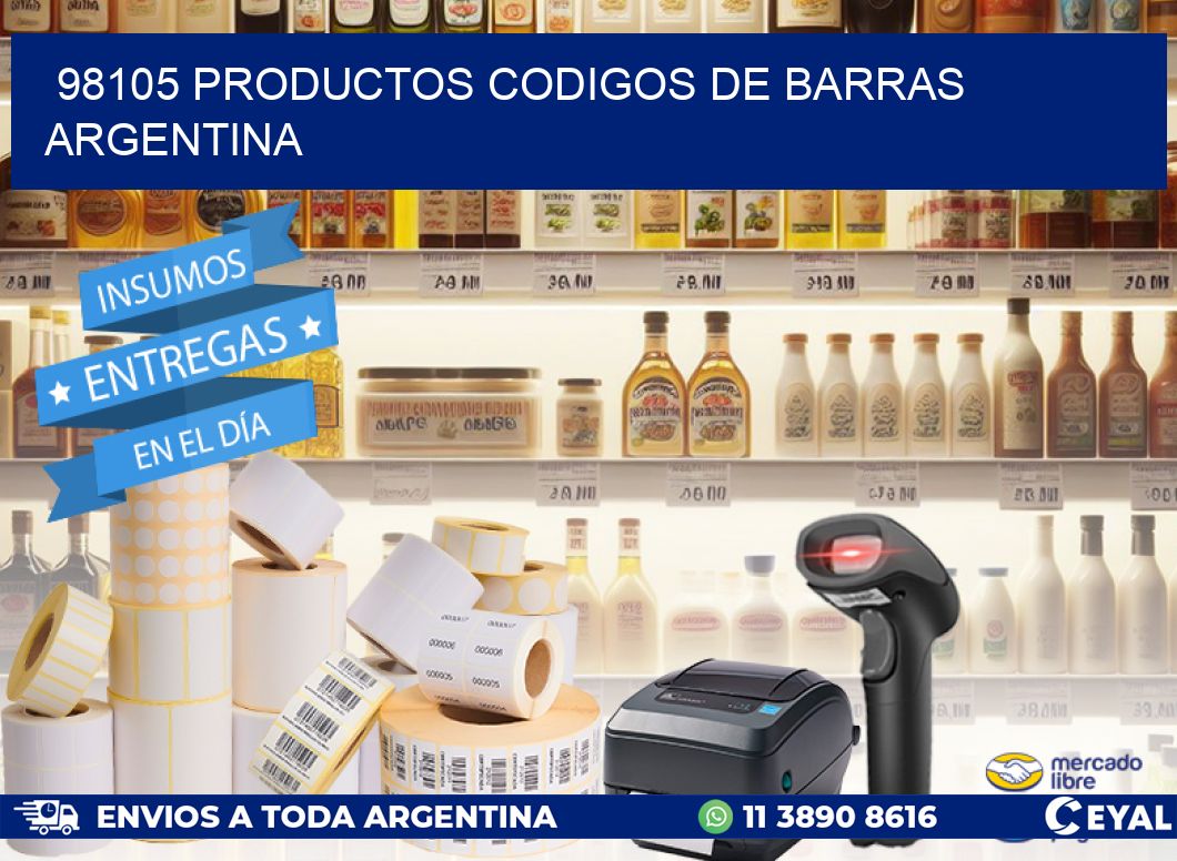 98105 productos codigos de barras argentina