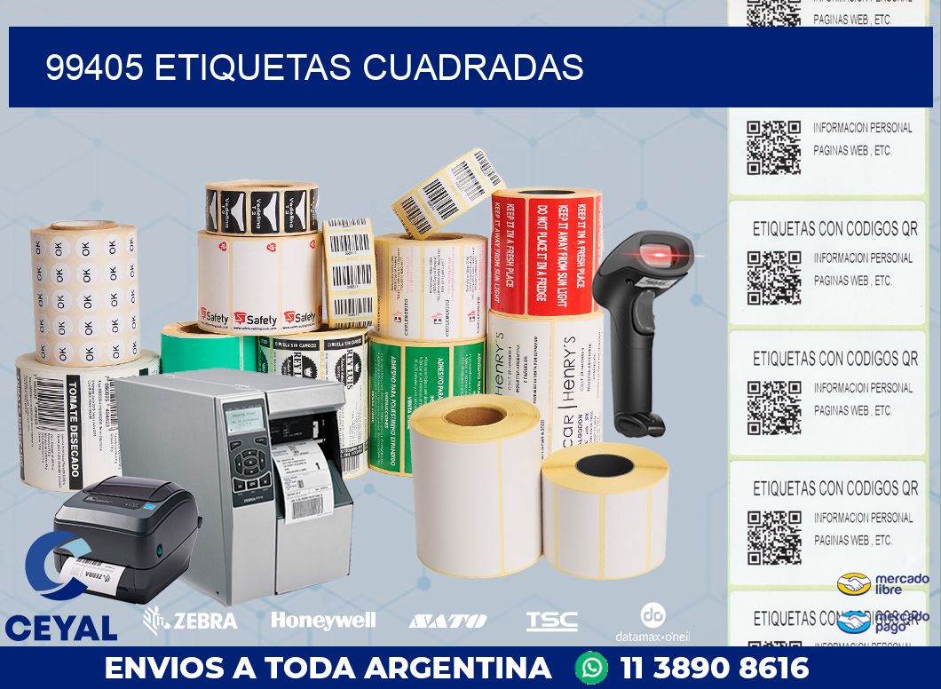 99405 Etiquetas cuadradas