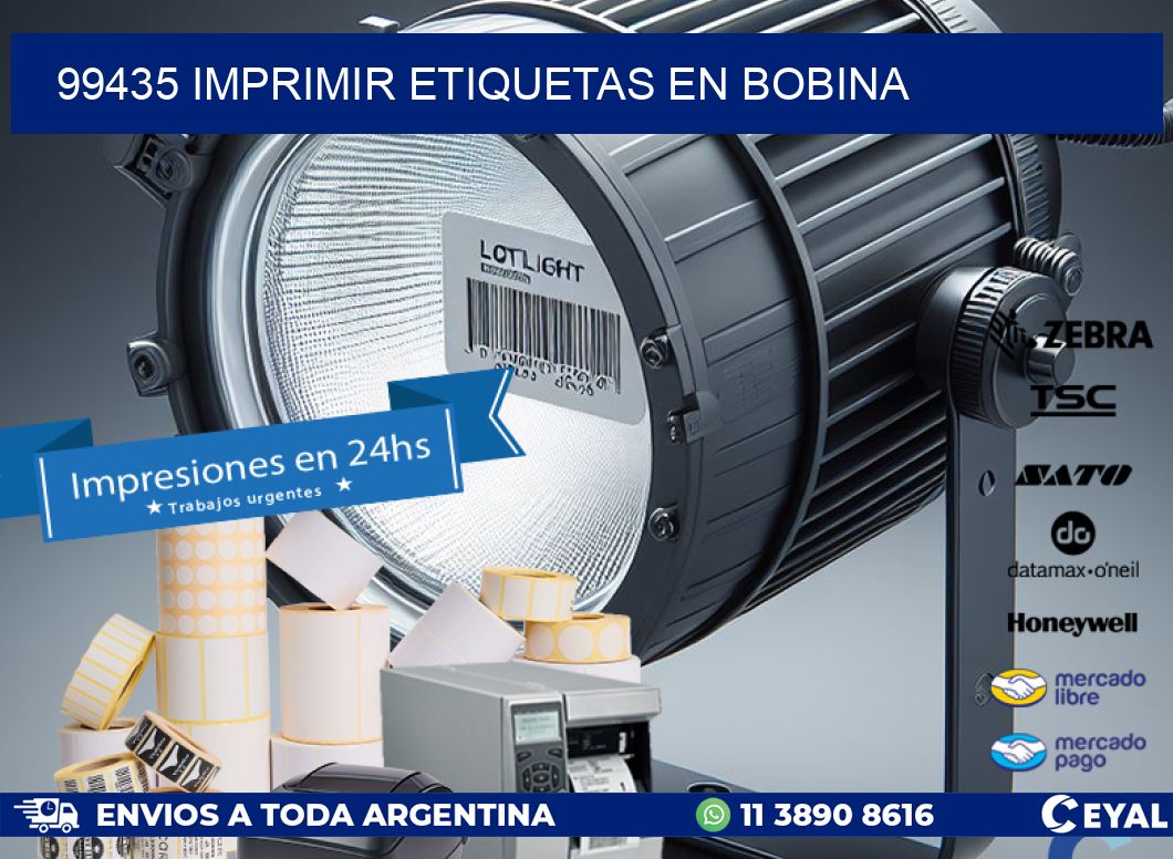 99435 imprimir etiquetas en bobina