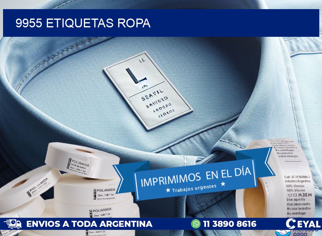 9955 ETIQUETAS ROPA