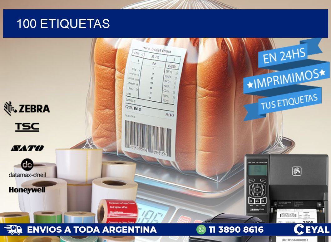 100 ETIQUETAS