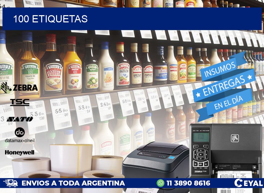 100 ETIQUETAS