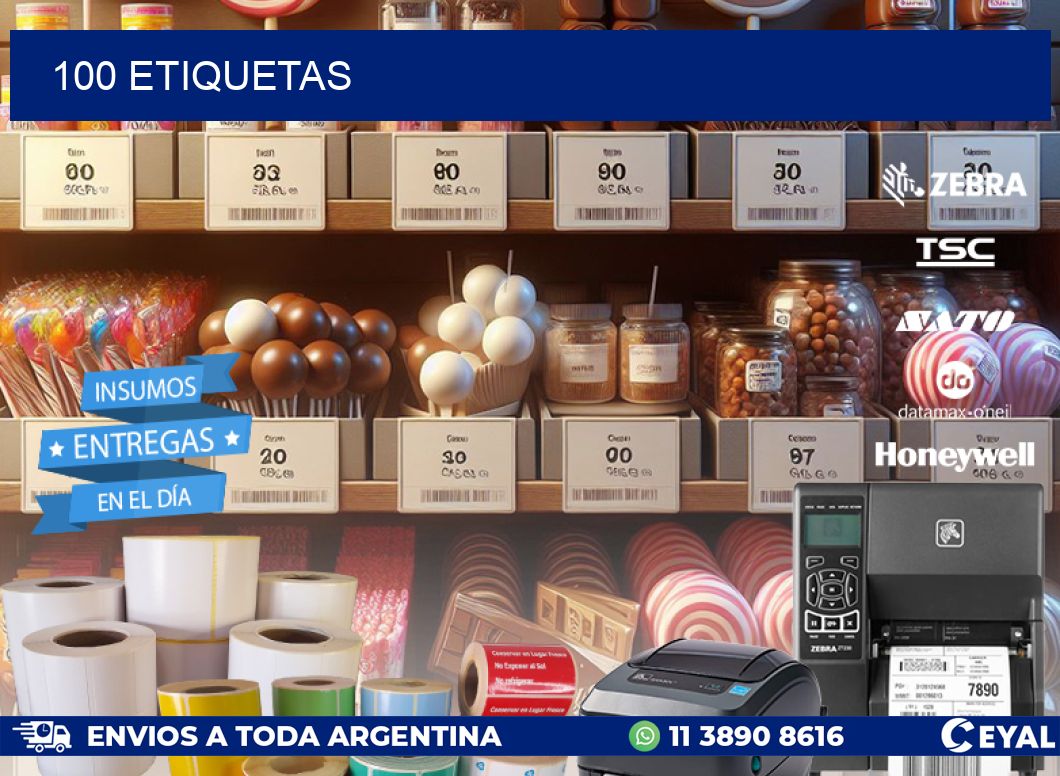 100 ETIQUETAS