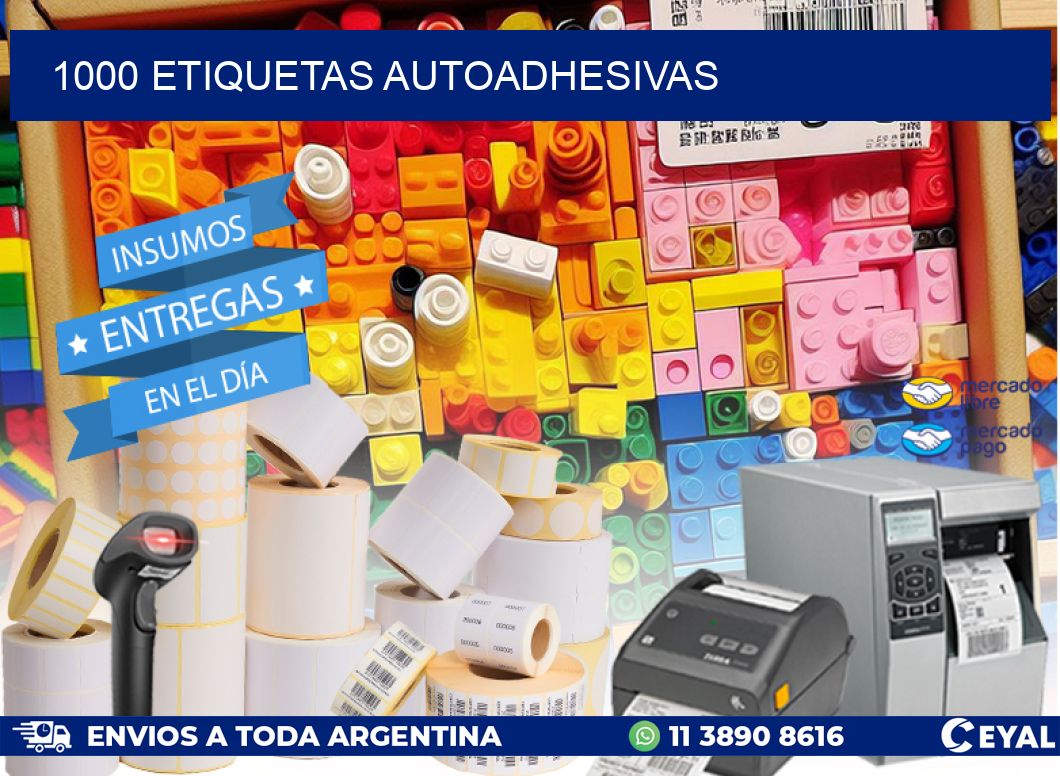 1000 ETIQUETAS AUTOADHESIVAS