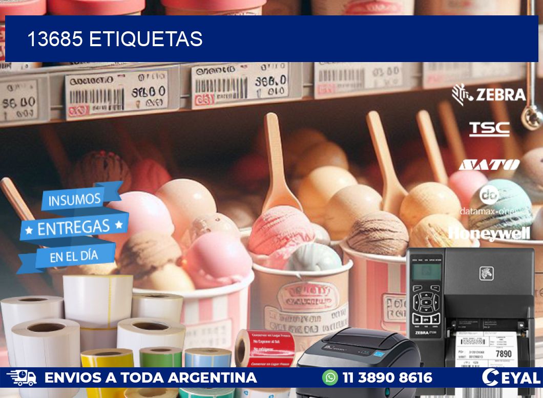 13685 ETIQUETAS