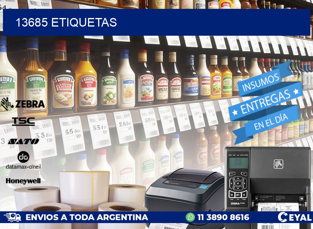 13685 ETIQUETAS