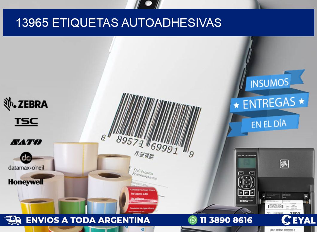 13965 ETIQUETAS AUTOADHESIVAS