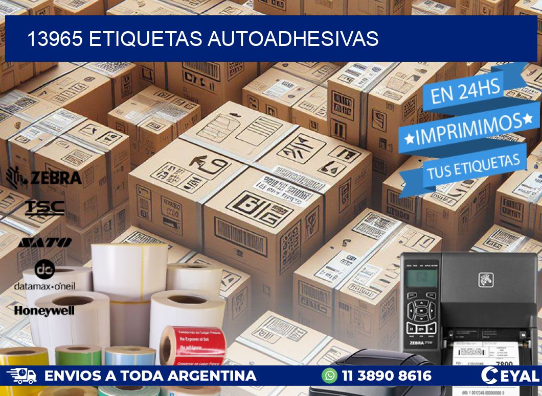 13965 ETIQUETAS AUTOADHESIVAS
