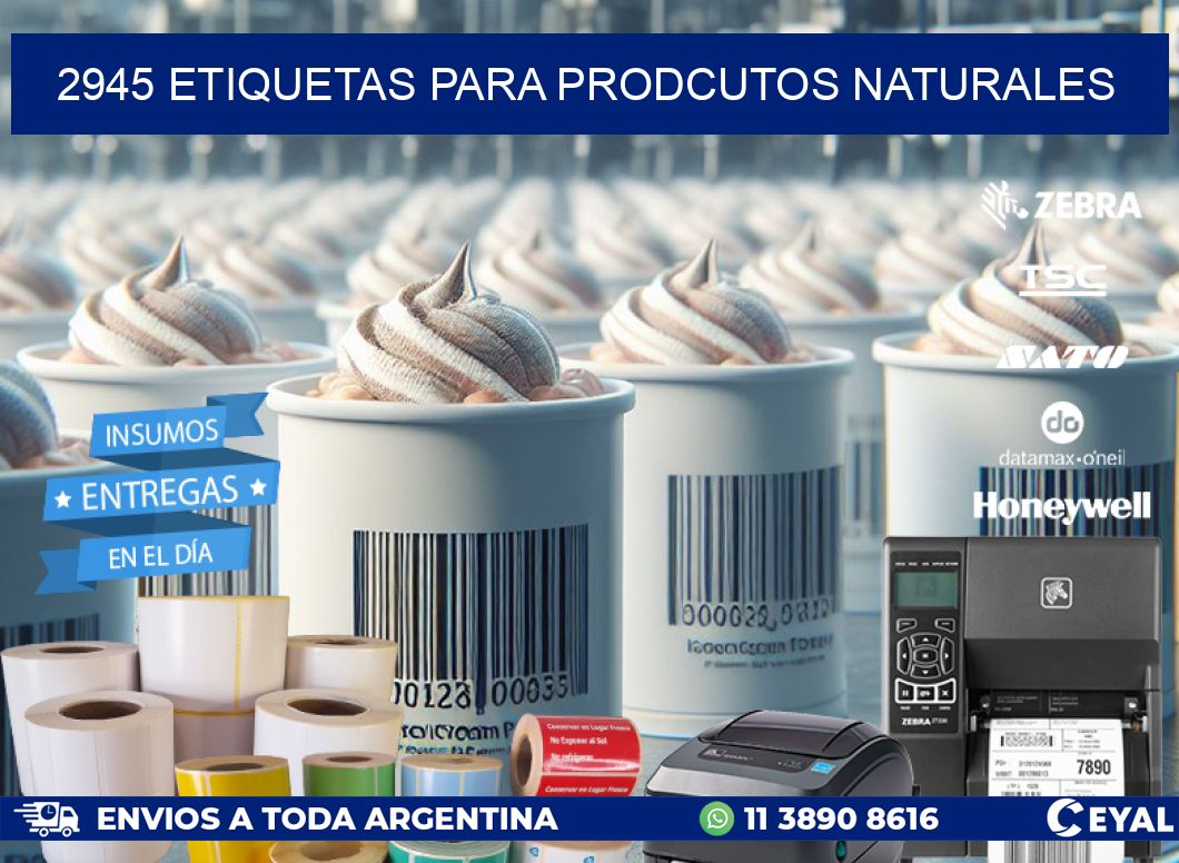 2945 ETIQUETAS PARA PRODCUTOS NATURALES