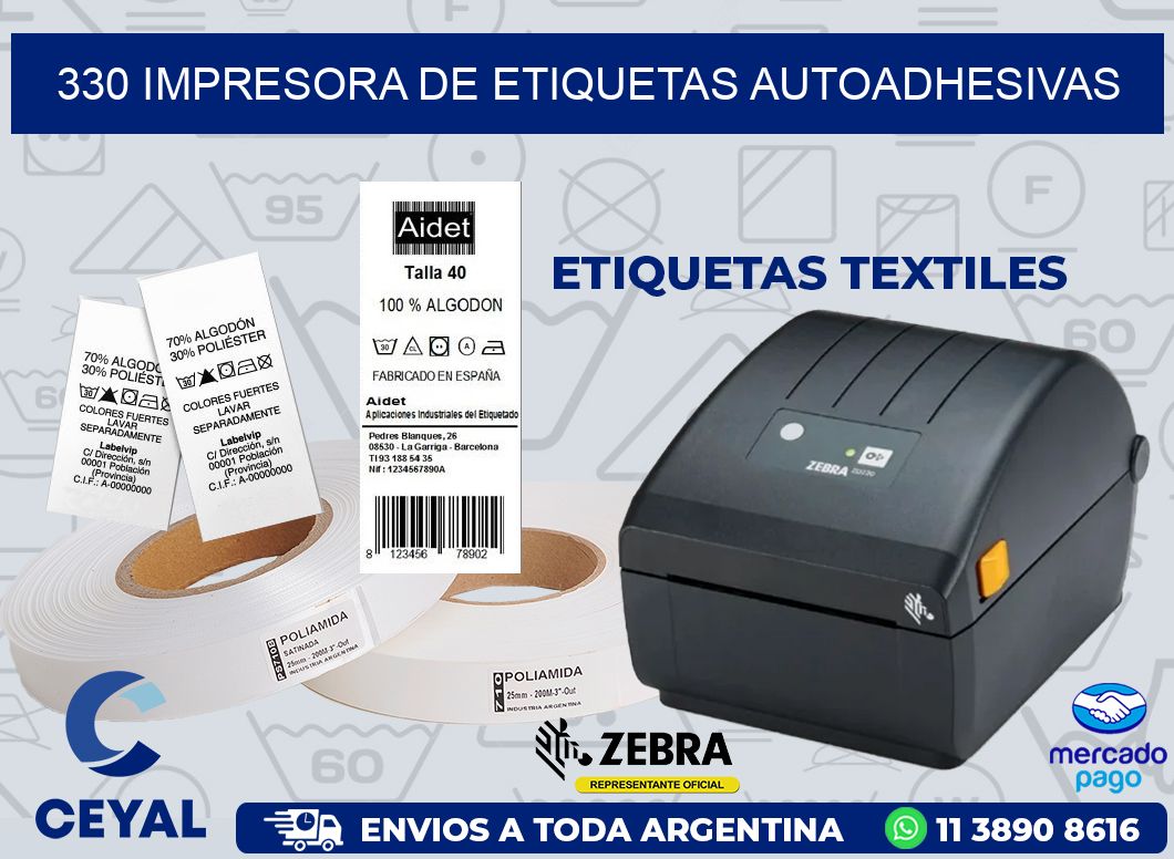 330 IMPRESORA DE ETIQUETAS AUTOADHESIVAS