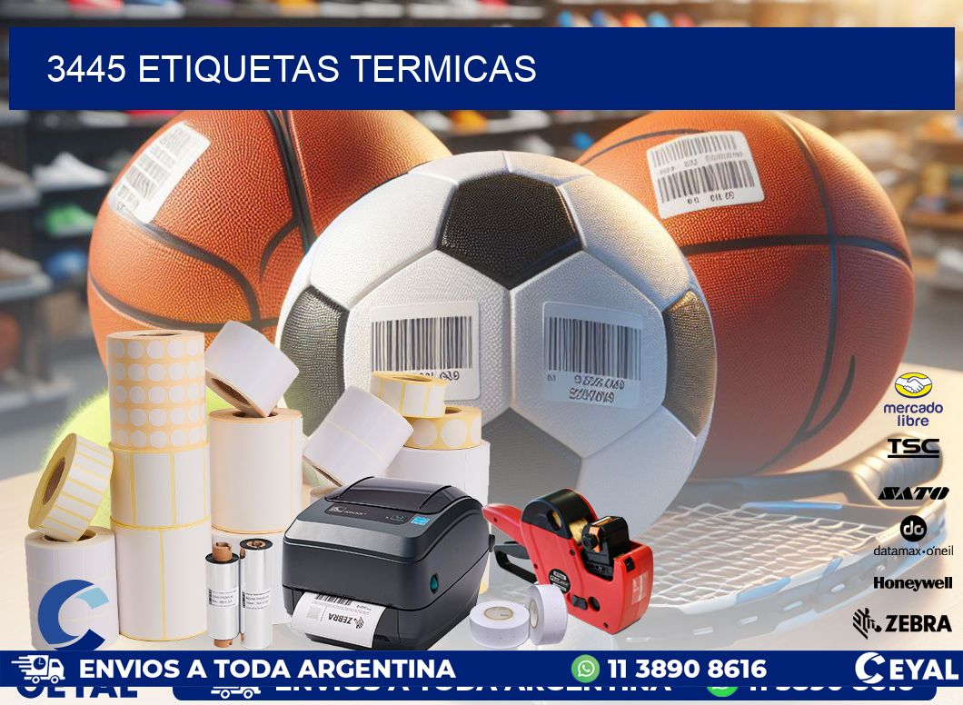3445 ETIQUETAS TERMICAS