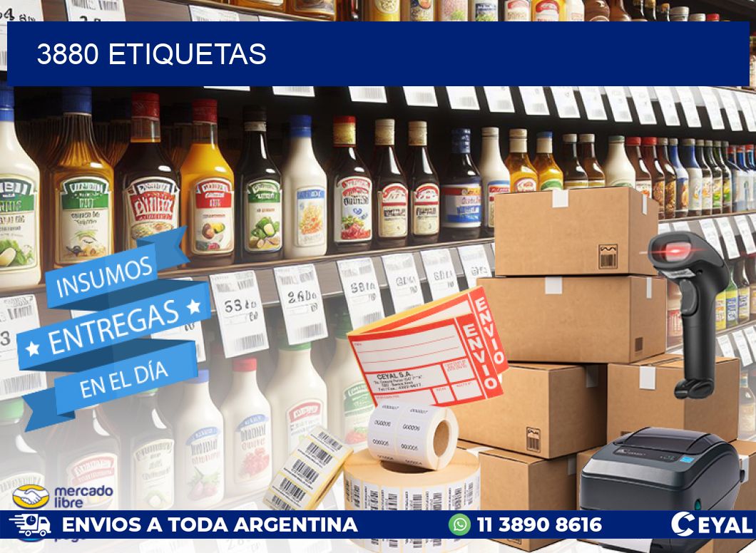 3880 ETIQUETAS