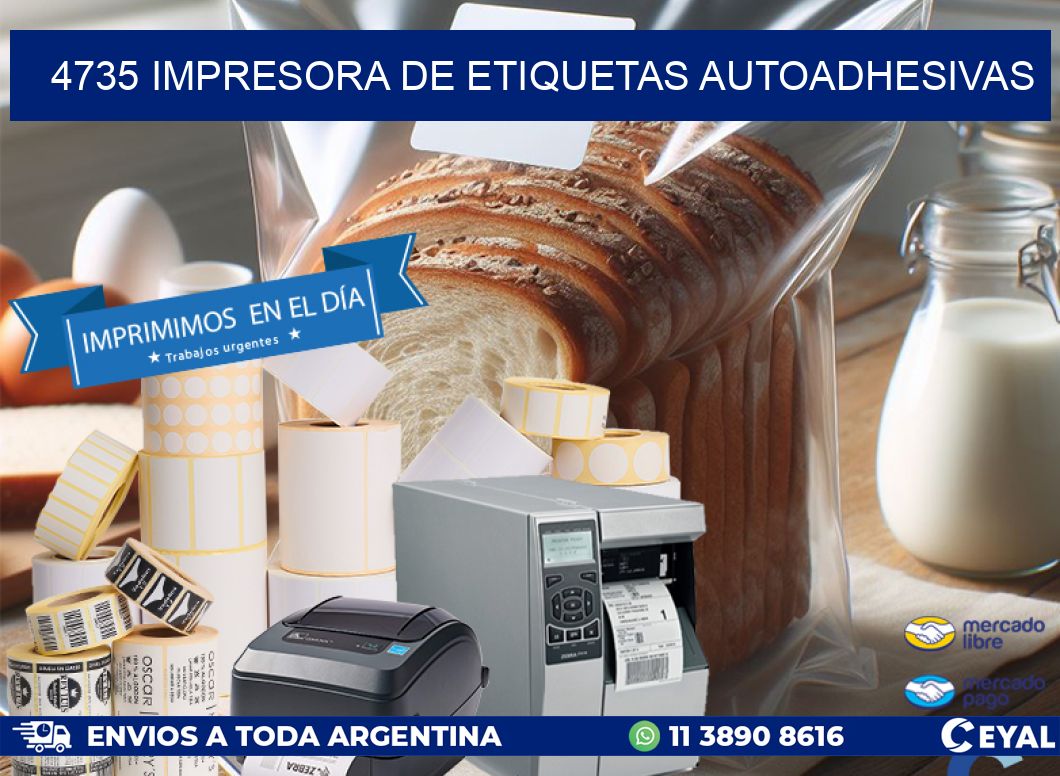4735 IMPRESORA DE ETIQUETAS AUTOADHESIVAS