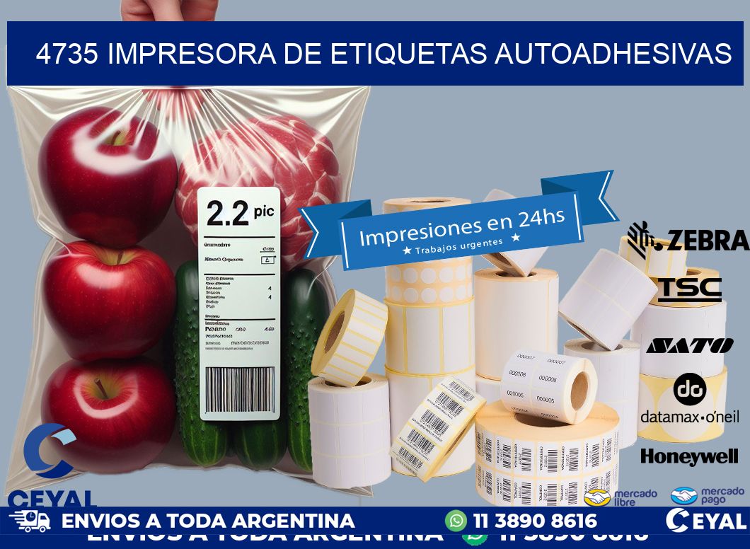 4735 IMPRESORA DE ETIQUETAS AUTOADHESIVAS