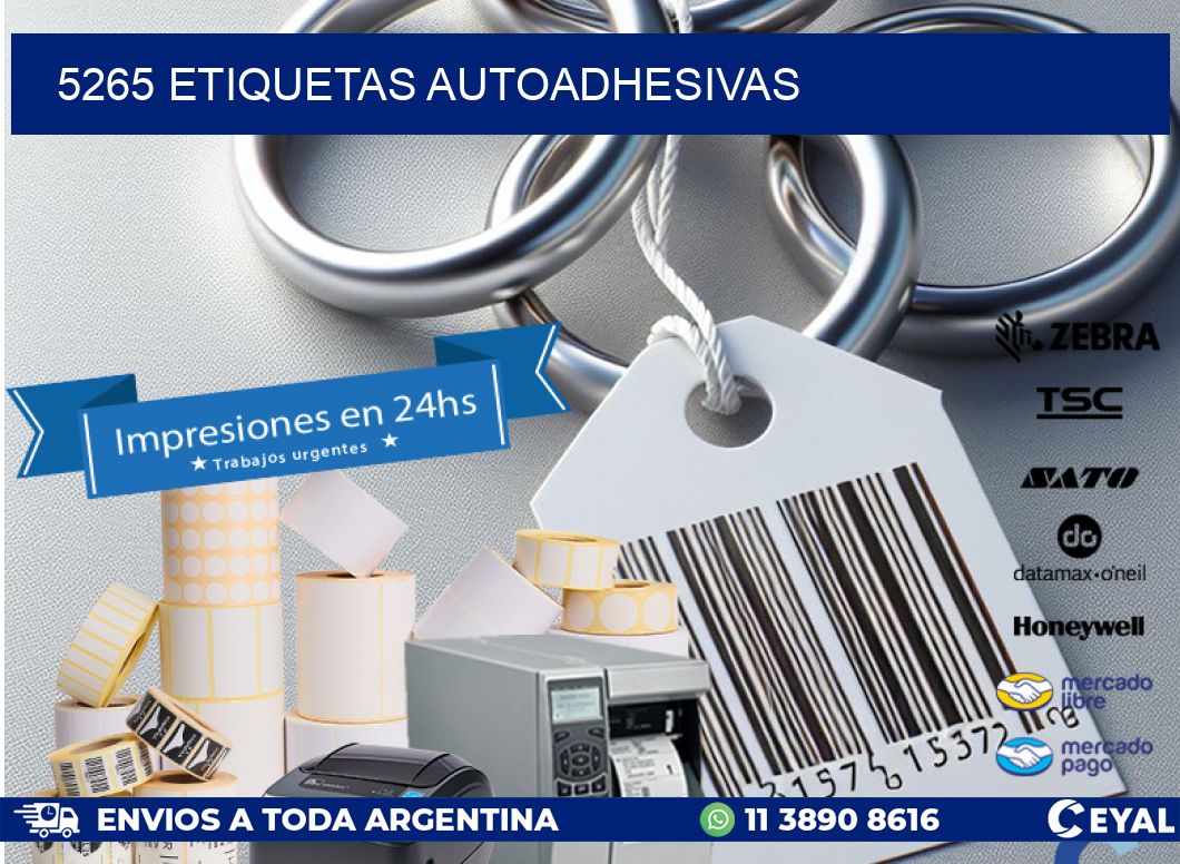 5265 ETIQUETAS AUTOADHESIVAS