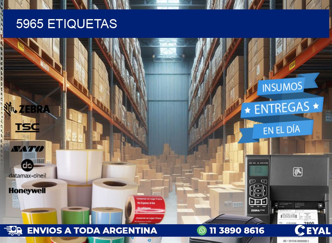5965 ETIQUETAS