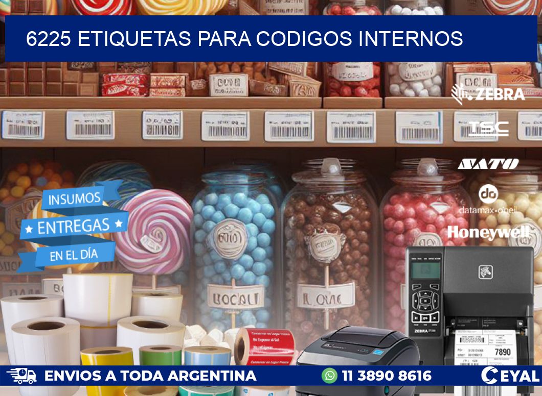 6225 ETIQUETAS PARA CODIGOS INTERNOS