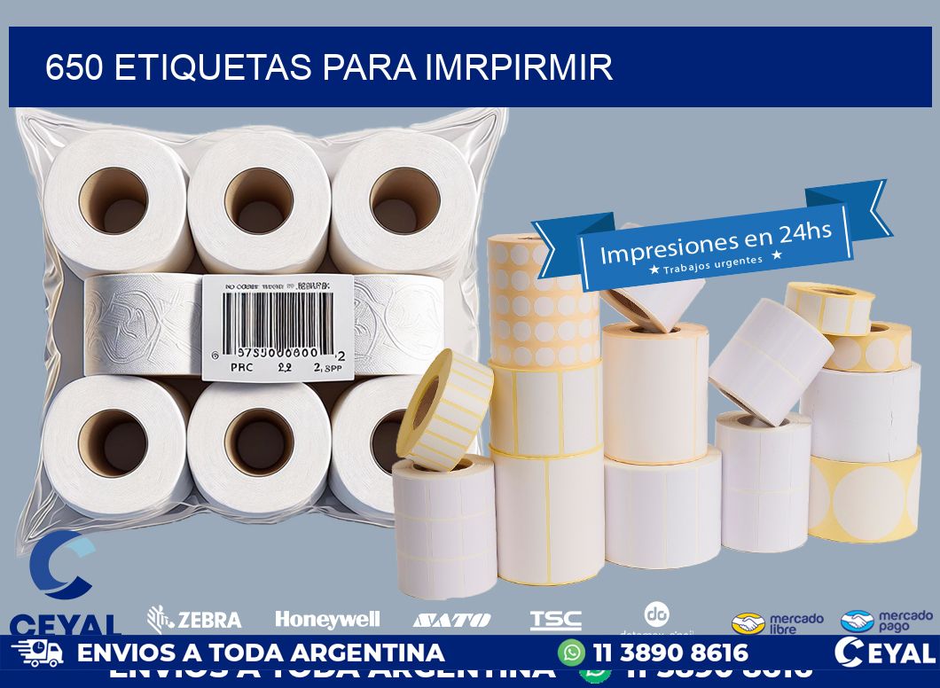 650 ETIQUETAS PARA IMRPIRMIR