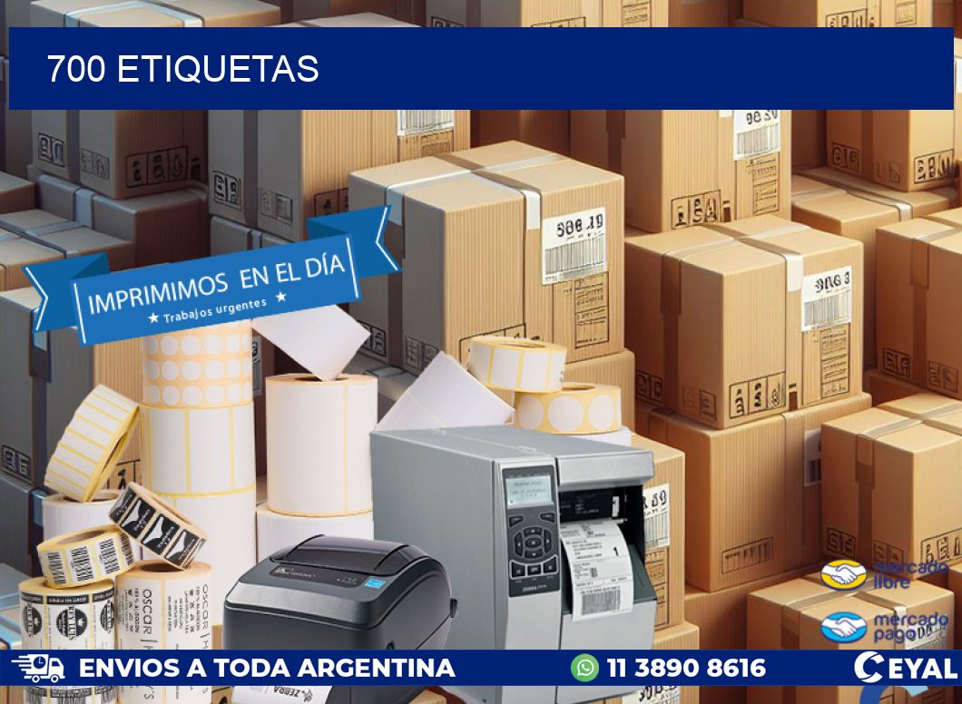 700 ETIQUETAS