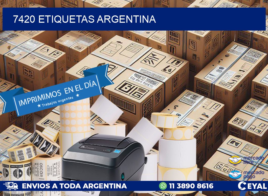 7420 ETIQUETAS ARGENTINA