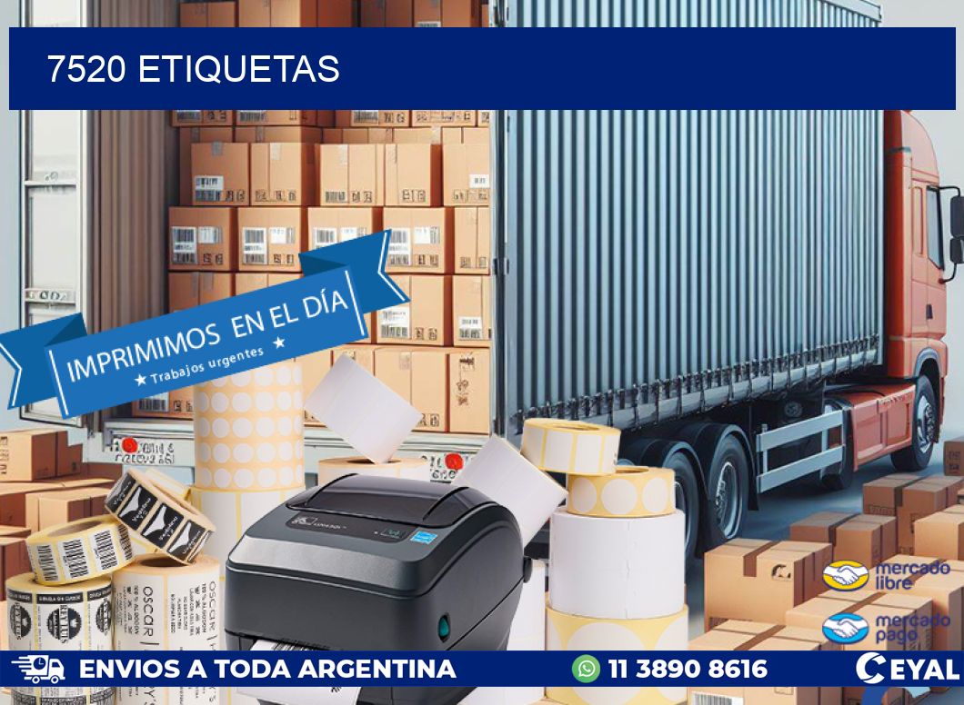 7520 ETIQUETAS