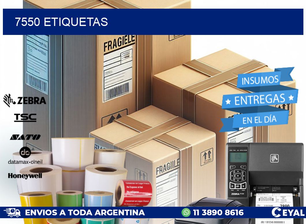 7550 ETIQUETAS