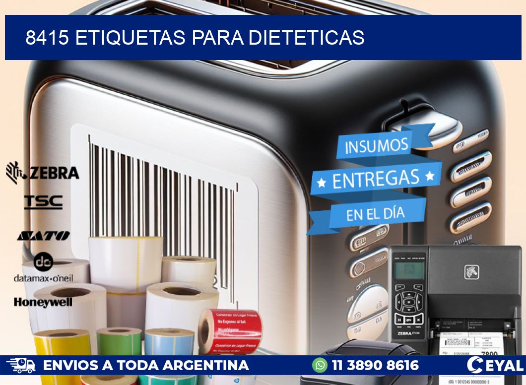 8415 ETIQUETAS PARA DIETETICAS