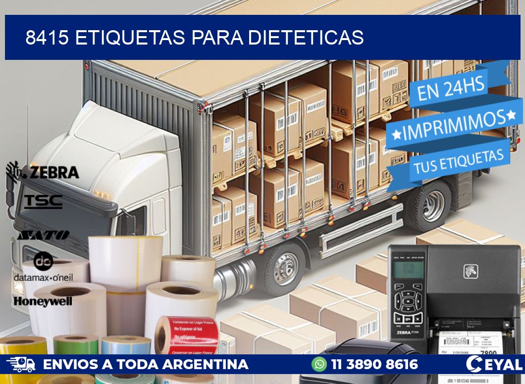 8415 ETIQUETAS PARA DIETETICAS