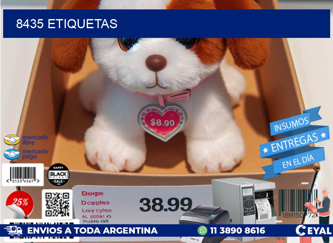 8435 ETIQUETAS