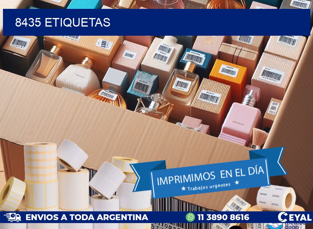 8435 ETIQUETAS