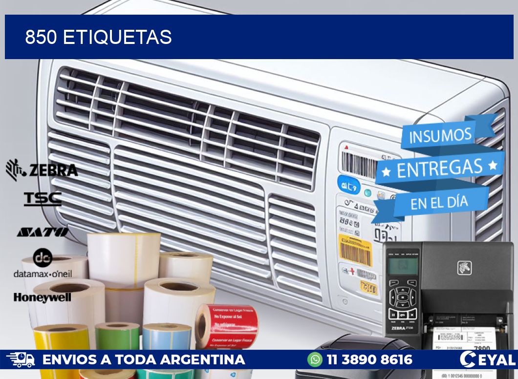 850 ETIQUETAS