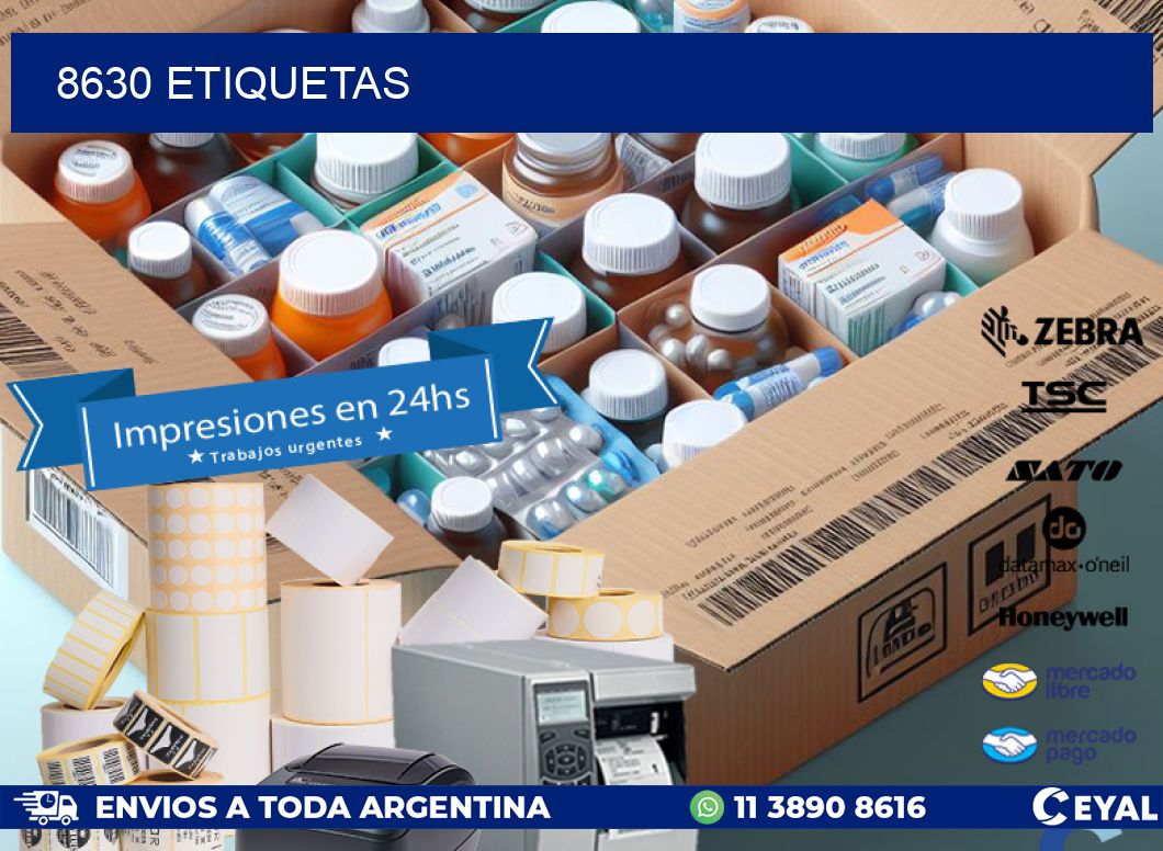 8630 ETIQUETAS