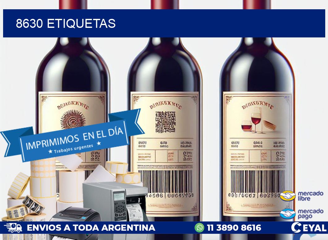 8630 ETIQUETAS