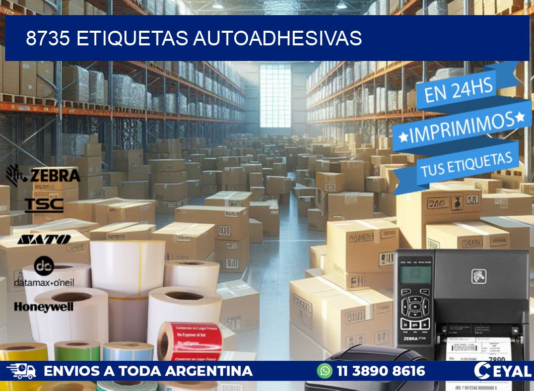 8735 ETIQUETAS AUTOADHESIVAS