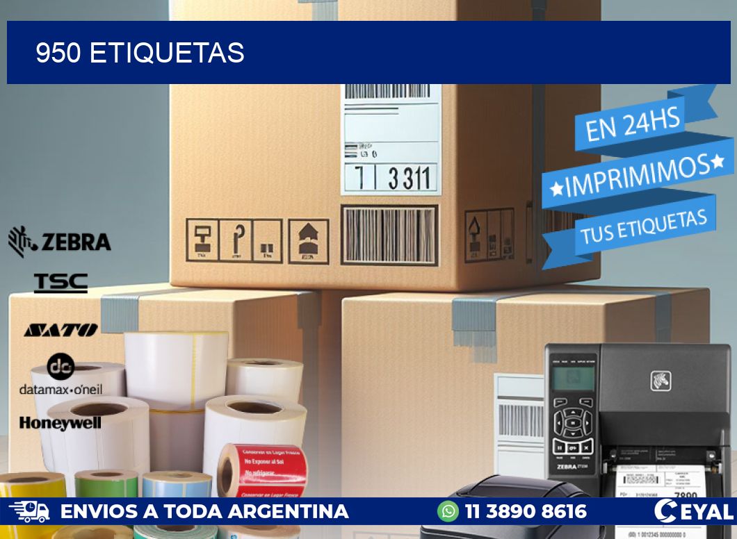 950 ETIQUETAS