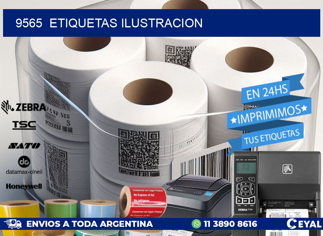 9565  ETIQUETAS ILUSTRACION