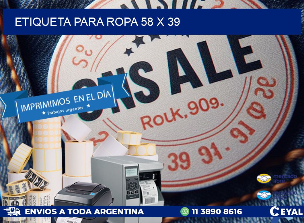 ETIQUETA PARA ROPA 58 x 39