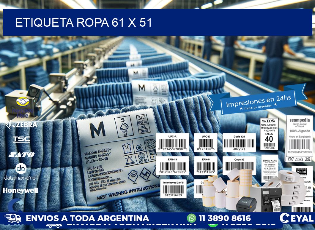 ETIQUETA ROPA 61 x 51