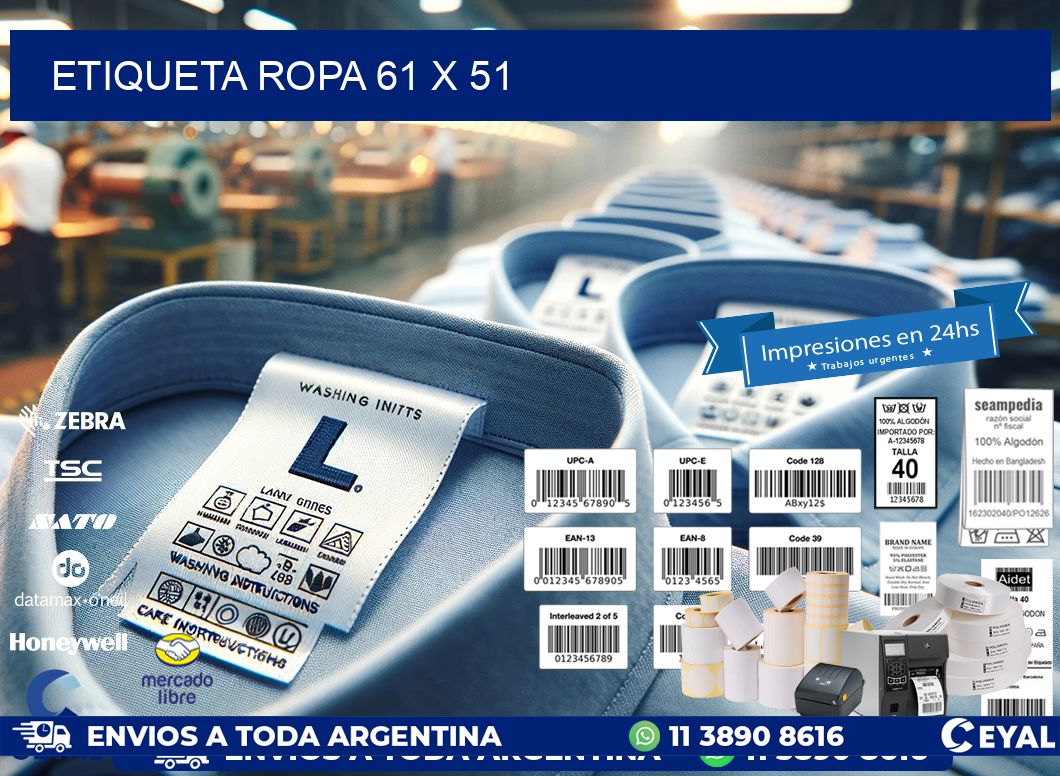 ETIQUETA ROPA 61 x 51