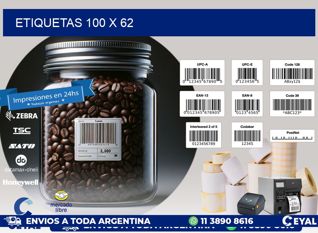 ETIQUETAS 100 x 62