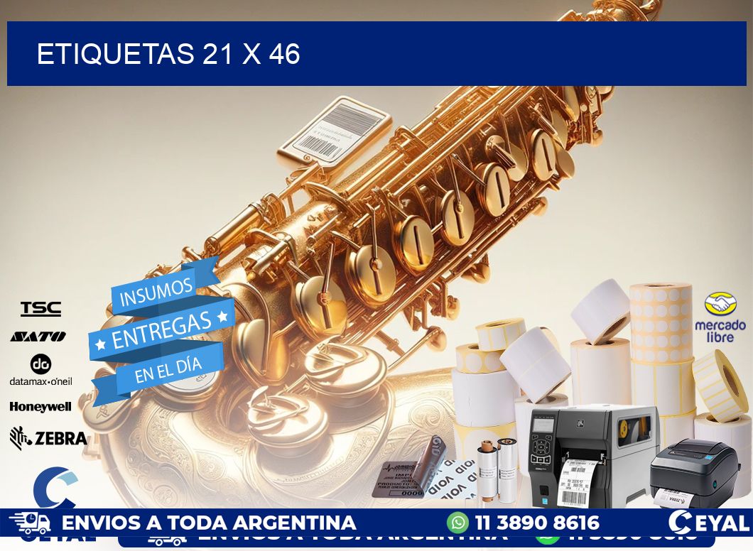 ETIQUETAS 21 x 46