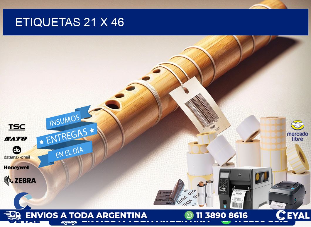 ETIQUETAS 21 x 46