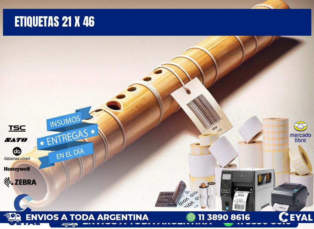 ETIQUETAS 21 x 46
