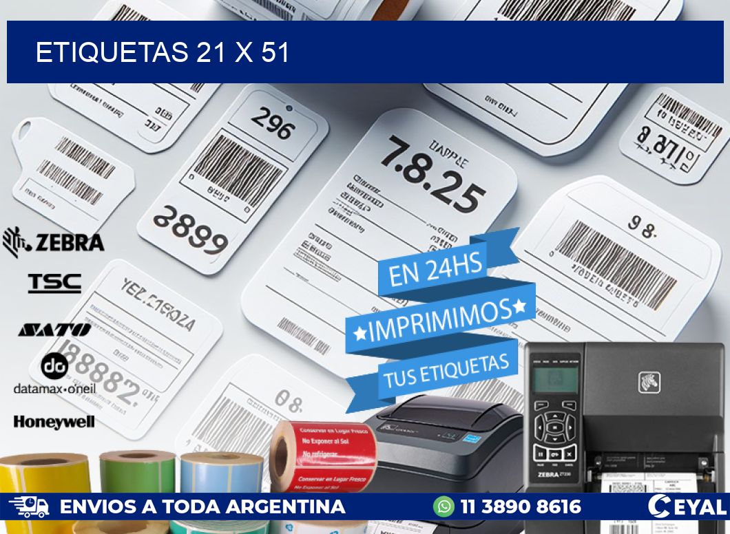 ETIQUETAS 21 x 51