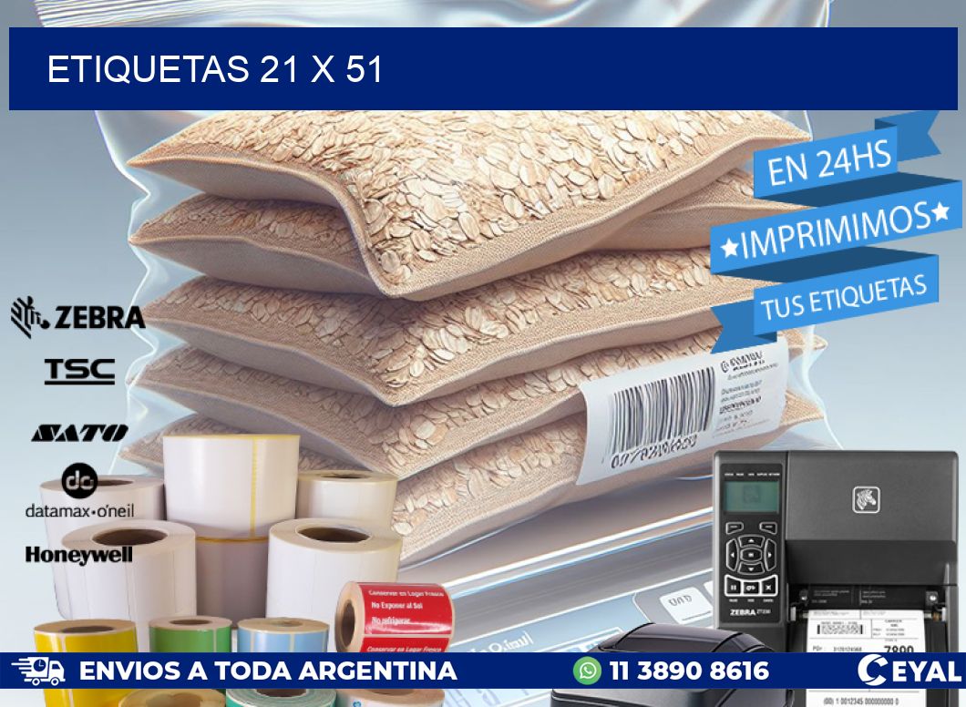 ETIQUETAS 21 x 51
