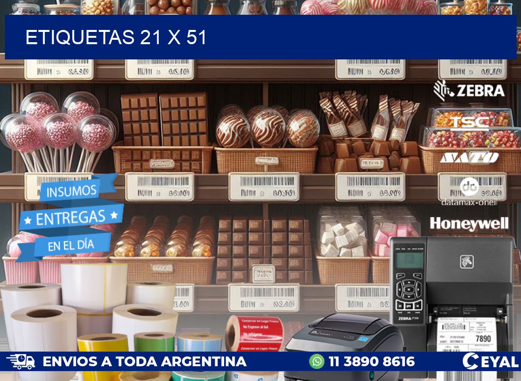 ETIQUETAS 21 x 51