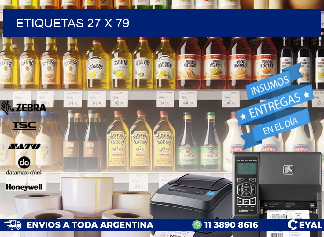 ETIQUETAS 27 x 79