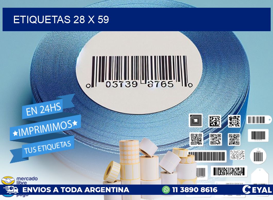 ETIQUETAS 28 x 59