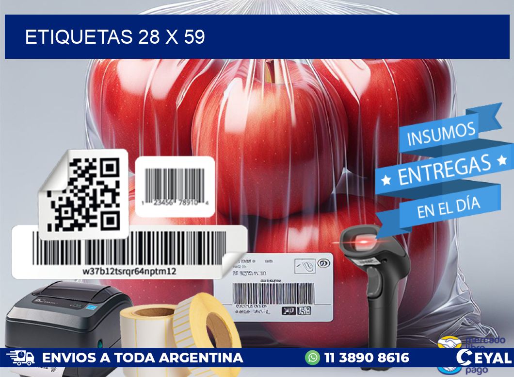 ETIQUETAS 28 x 59